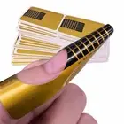 Nail Art Form Stickers Self adhesive Tips Gel 100pc Extension UV Builder