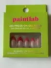 Paintlab 24X Press-On Gel Nails "Pink Tips" New in Box Free Ship