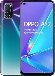 [OPPO] A72-4GB + 128GB Qualcomm® Snapdragon™ 665 mobile platform 6.5 inch 5000 mAh Dual-Sim 48MP Camera Sim Free Android 10 Smartphone- Aurora Purple