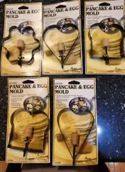 Set Of 5 - Pancake - Egg Mold Rings Assorted Shapes