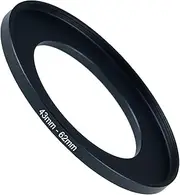 GZNLY 43mm to 62mm Step-up Adapter Rings Filter Adapter Black Metal Step Down Filter Ring Adapter Compatible with All Brand UV CPL ND Camera Lens Filter Stepping Rings (43mm-62mm)