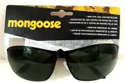 Mongoose Black Sunglasses 100% UVA UVB Protection Shatter Resistant Lens
