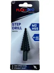 Flexpro Step Drill Bit 4~22mm M2 High speed Steel F00740