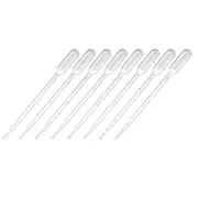 30 X 1ml Disposable Pipettes Liquid Drop Droppers Graduated 144mm Long
