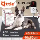Qttie Pet Heating Pad With Timer Dog Cat Extra Large Heated Electric Pet Bed Mat