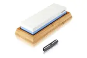 OZZYCOOK Double Sided Whetstone Knife Sharpener 1000/6000 Grit