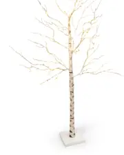 Gerson International 82.67in Electric Lighted Birch Tree with 250 Warm White LED Lights