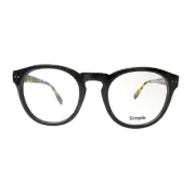 New SIMPLE Eyewear Eyeglasses MOODY 014 Black Tortoise Optical Frame 50-22-145