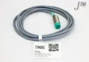 19485 PEPPERL+FUCHS INDUCTION SWITCH SNSR W/ CBL, P/N: 16079 (NEW) NJ8-18GM50-E2