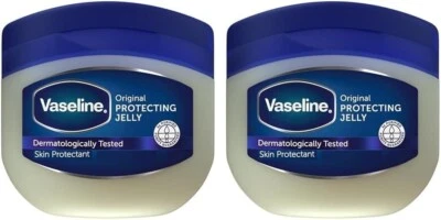 Vaseline Pure Petroleum Jelly Original For All Types Of Skin 50ml. Pack Of 2
