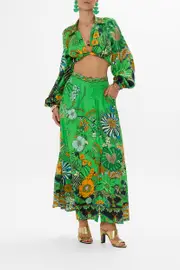 BUTTON THROUGH SKIRT GOOD VIBES GENERATION