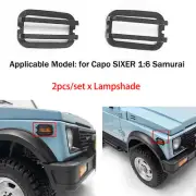 2pc/set Metal Turn Signal Lampshade Light Cover for Capo SIXER1:6 Samurai RC Car