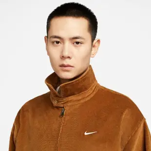 【NIKE 耐吉】外套 男款 運動外套 AS M NL HARRINGTON JACKET CORD 咖啡 DX9071-270