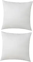 Alipis 2pcs Square Pillow Inner Decorative Pillowcase Inner Square Pillow Inserts Cushion Stuffer Comfortable Throw Pillow Inner Stuffer Pillow Inserts Sofa Pillows Filler White Pp Cotton
