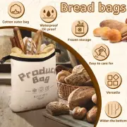 Bread Bag Reusable Beeswax Bread Bags Portable Sourdough Bread Bags Cotton tylFF