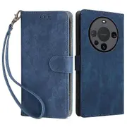 For Huawei Mate 60 Case Rfid Blocking Wallet Pu Leather Stand Phone Cover With Strap