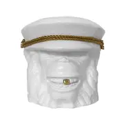 Garden Glory mon-ey Flower/Plant Pot Centerpiece Tabletop Decor Small White