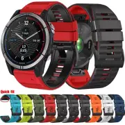 Quickfit Sport Silicone Strap For Garmin Fenix 7 7X 6 6X 5 5X 945 Band Bracelet