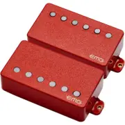 EMG 57/66 Bridge Neck Humbucker Alnico V Magnets Active Guitar Pickup Set Red