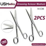 Surgical Standard Operating Dressing Scissors Medium Size Sharp/Blunt Tips NEW