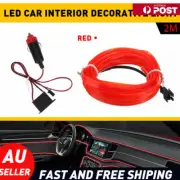2M Red LED Car Interior Strip Wire Light Decor Atmosphere Neon Lamp Accessories (for: Honda Civic)