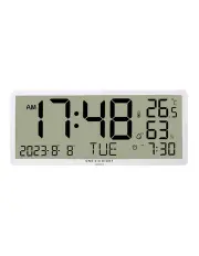[One Six Eight London] Oversize Dylan Digital Wall/Table Clock in White