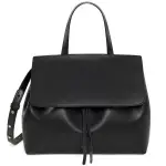 【折扣現貨】正品MANSUR GAVRIEL LADY BAG 黑色牛皮革手提包肩背包 BLACK FLAMMA紅色內裡