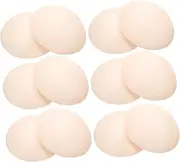 [CLISPEED] 3Pairs Inserts Sponge Pads for Women Skin Color Slip and Comfortable for All Day Wear and Reusable Use Enhances Bust Shape and Appearance