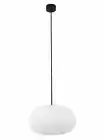 Beacon Lighting Soho 1 Light Squat Pendant with Opal Glass shade