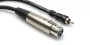 Hosa XRF-110 Unbalanced Interconnect OFC XLR Female to RCA Cable 10 ft