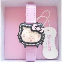 在飛比找蝦皮購物優惠-三麗鷗 Hello Kitty晶鑽優質腕錶 粉紅錶帶/粉紅蝴