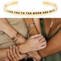 在飛比找momo購物網優惠-【MantraBand】美國悄悄話手環 I Love You