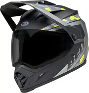 Bell MX-9 Adventure MIPS Mesa, adventure helmet , color: Matt Black/Grey/Neon-Yellow , size: M