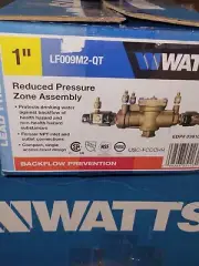 Watts 1 Lf 009M2qt1 Reduced Pressure Zone Backflow Preventer with air gap