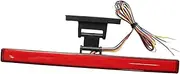 12V Universal Car Third Brake High Mounted 3rd Brake Light Lamp 2W Indicator Lamp Rear Taillight LED High Additional Stop Lights(Red Lens)