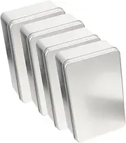 BESTOYARD 4pcs Iron Dice Storage Box Reliable Dice Holders with Liner and Compact for Games Scratch Resistant and Practical Organiser