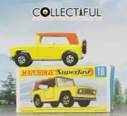 MATCHBOX - SUPERFAST #18 FIELD CAR - YELLOW/BROWN ROOF - DIECAST *BEAUTY* NMIB