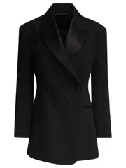 [Givenchy] Givenchy-Blazer With Pleated Back Giacche Nero-Donna 40 Black