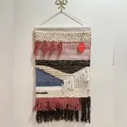 Opalhouse x Target wool woven tapestry wall decor hanging boho eclectic fringe