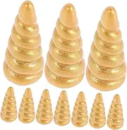 10pcs Unicorn Accessories Decoration Headdress Collection Headpiece Accessory Glitter Embellishment Sparkly Headband Clips Sparkle Hairpiece Design Golden Resin