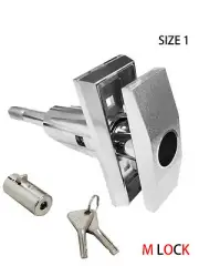 Vending T Handle + Abloy Puck lock w 2 keys Vendo Triple Star rod Snack Size 1