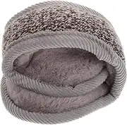 [COLLBATH] Plush Earmuffs for Winter Men's Running Ear Warmers Plush Ear Muffs Foldable Design for Cold Weather