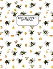Wasp Graph Paper: Wasp Graph Paper Notebook To Write Notes, 4x4 Quad Rule - 8.5" x 11" Inches - 100 Pages