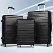 ALFORDSON Luggage 3PCS Set Suitcase Trolley TSA Carry on Hard Case Black