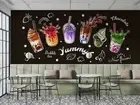 3D Bubble Milk Tea Poster Wallpaper Wall Mural Peel and Stick Wallpaper 11