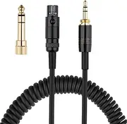 Replacement Audio Cable for AKG Q702, Q701, K712, K240, K240S, K240 MK II, K141, K171, K181, K271, K271S, K271 MK II, K241, K175, K275 Headphone Audio Cable Wire with 6.35mm Adapter (4.6 FT-13.4 FT)