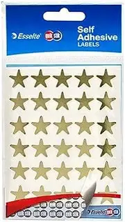Quikstik Labels Hangsell Gold Star 135 Labels