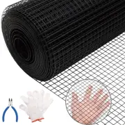 Black Hardware Cloth 16GA 1 inch 36inch(H) x 50ft(L), 16 Gauge Wire Mesh Roll...