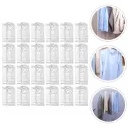 30 PCS Dust Cover Dry Cleaner Bag Garment Bags for Storage Child