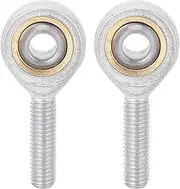 Marhynchus 2Pcs SA8T/K Articulated Rod End Joint Bearings Self-Lubricating Male Thread Assembled Rod End Bearing